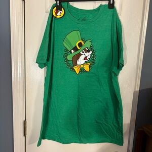 Green Graphic Short Sleeve Tee